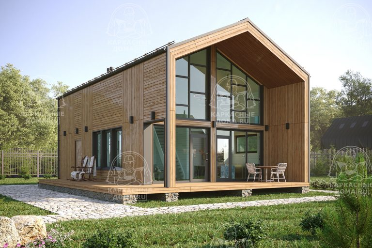 каркасный дом 7x10 под ключ