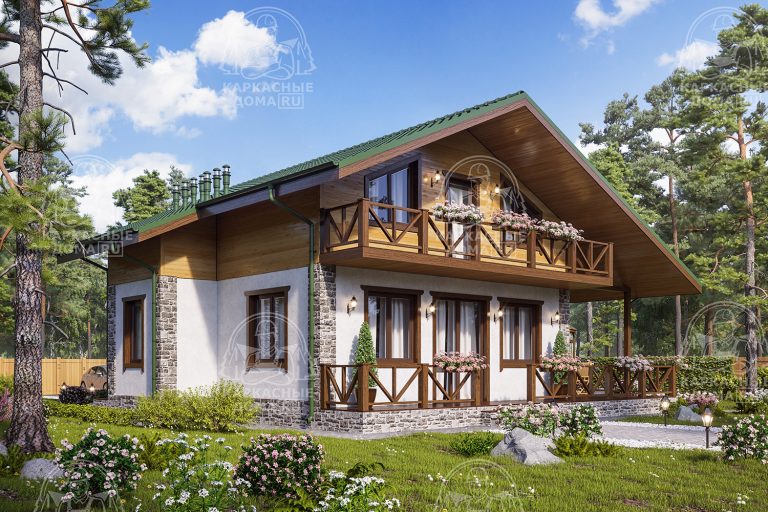 проект каркасного дома Гелиотроп Псков