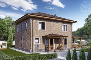 проект каркасного дома Гошенит Псков