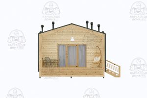 проект каркасной бани Еремеевит Псков