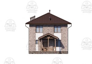 проект каркасного дома Индиголит Псков