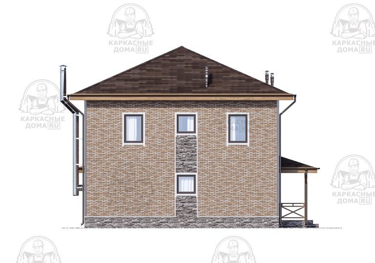проект каркасного дома Гошенит Псков