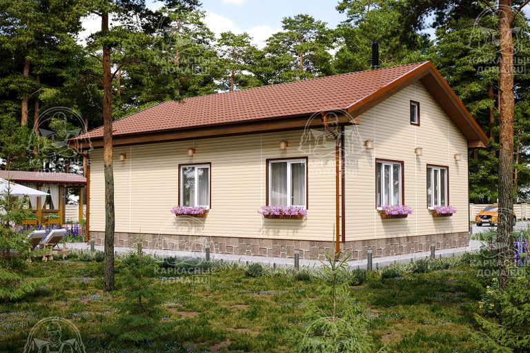 каркасный дом Кунцит 10.7x12 Псков