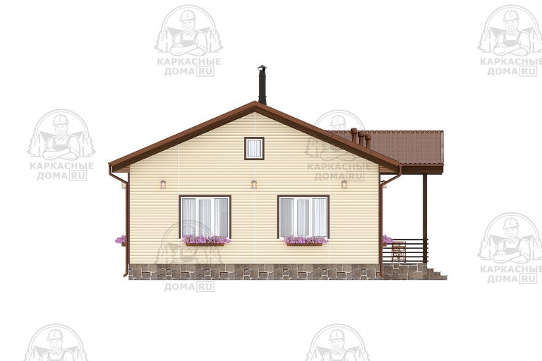 каркасный дом Кунцит под ключ Псков