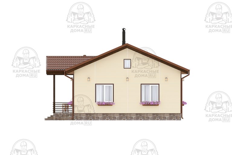 каркасный дом Кунцит под ключ