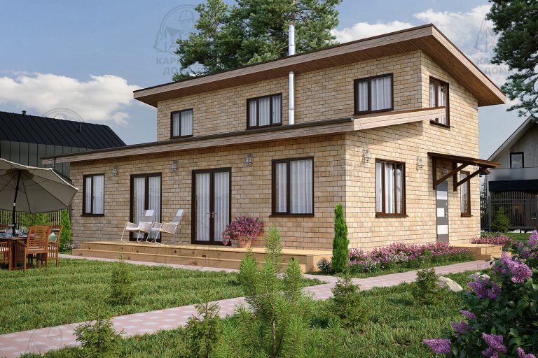 проект каркасного дома Бенитоит Псков