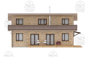 проект каркасного дома Бенитоит Псков