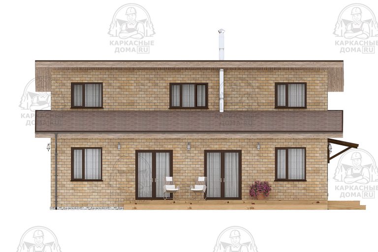 проект каркасного дома Бенитоит Псков