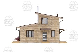 строительство каркасного дома 11x13