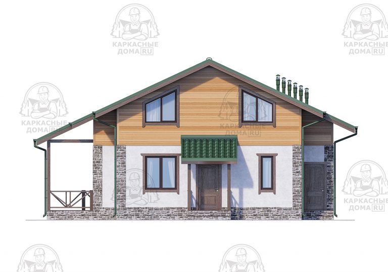 проект каркасного дома Гелиотроп Псков