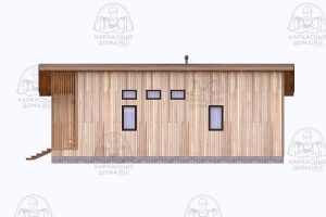 проект каркасного дома Данбурит 7x13 Псков