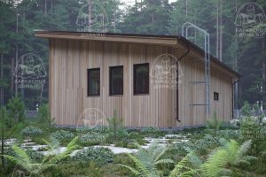 каркасный дом 7x13 под ключ