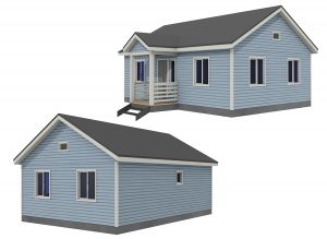 каркасный дом по акции Псков